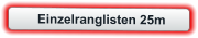 Einzelranglisten 25m