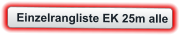 Einzelrangliste EK 25m alle