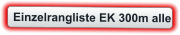 Einzelrangliste EK 300m alle