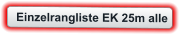 Einzelrangliste EK 25m alle